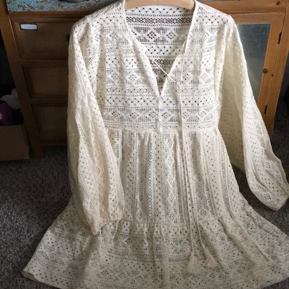 Dress or Beach Coverup, Lace 105